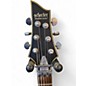 Used Schecter Guitar Research Damien Platinum Black Solid Body Electric Guitar