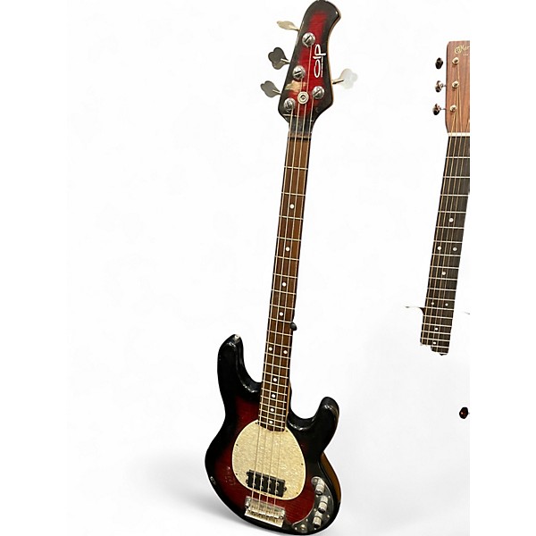 Used OLP Stingray style Red Electric Bass Guitar