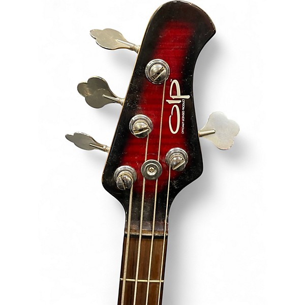 Used OLP Stingray style Red Electric Bass Guitar