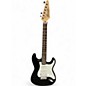 Used Starcaster by Fender Stratocaster Black Solid Body Electric Guitar thumbnail