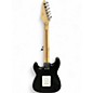 Used Starcaster by Fender Stratocaster Black Solid Body Electric Guitar