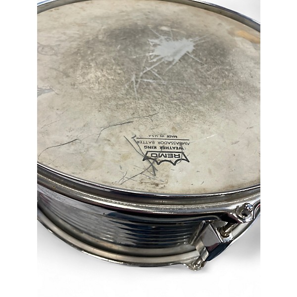 Used Thunder 14X6 STEEL SNARE Silver Drum