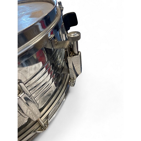 Used Thunder 14X6 STEEL SNARE Silver Drum