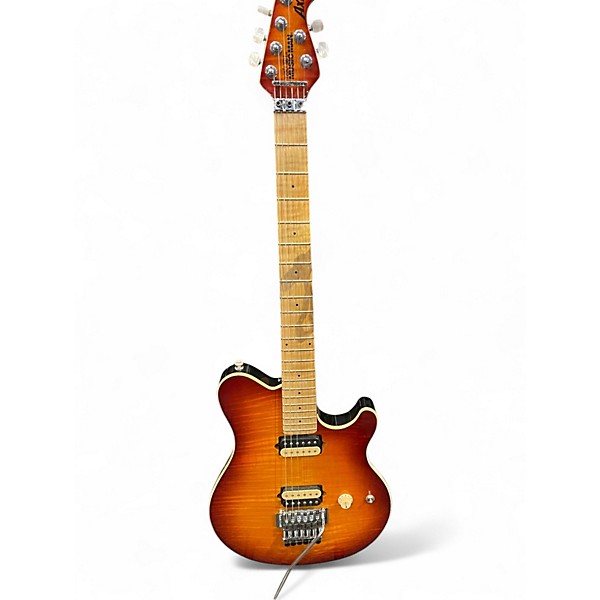 Used Ernie Ball Music Man Axis Cherry Solid Body Electric Guitar