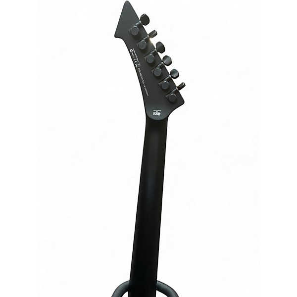 Used ESP LTD James Hetfield Snakebyte Satin Black Solid Body Electric Guitar