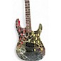 Used Foxxe GUNSLINGER RAINBOW CRACKLE Solid Body Electric Guitar