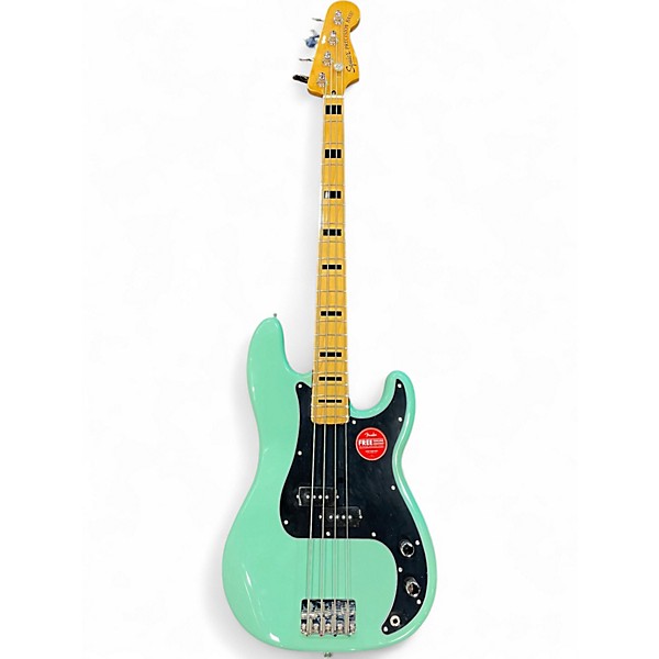 Used Squier CLASSIC VIBE 70S PRECISION BASS Surf Green Electric Bass Guitar