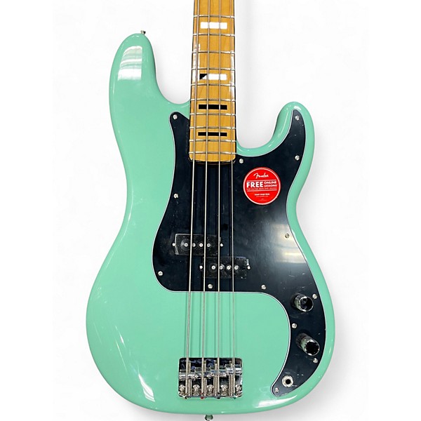 Used Squier CLASSIC VIBE 70S PRECISION BASS Surf Green Electric Bass Guitar