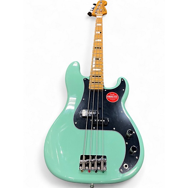 Used Squier CLASSIC VIBE 70S PRECISION BASS Surf Green Electric Bass Guitar