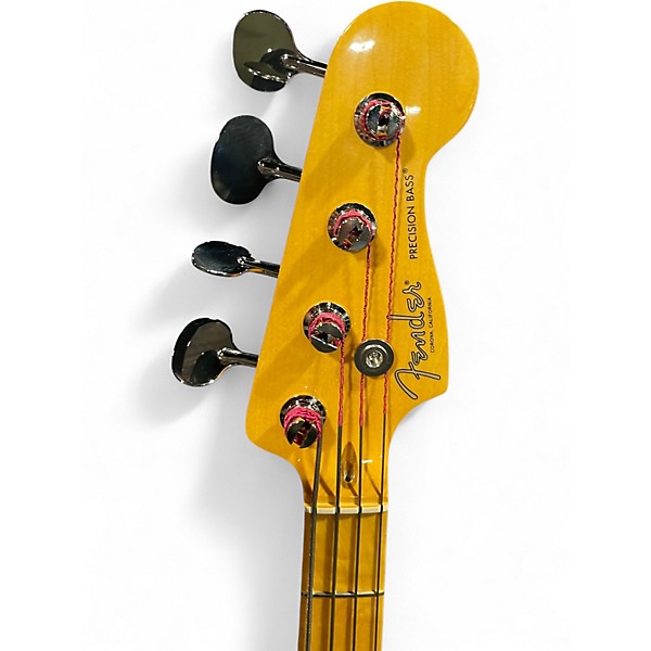 Used Fender American Professional Classic Precision Bass Lake Placid Blue Electric Bass Guitar