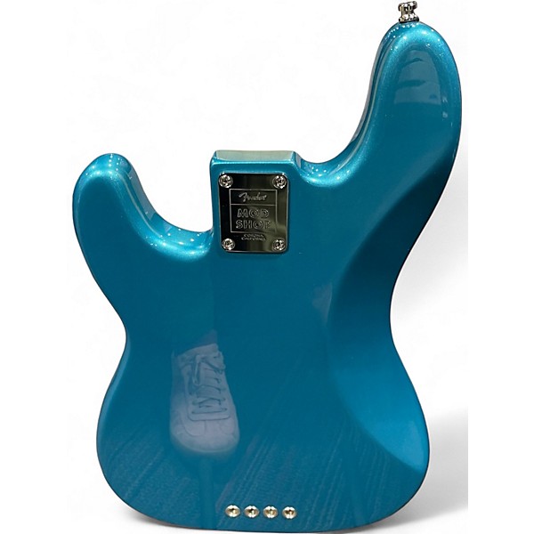 Used Fender Mod Shop Precision Bass Lake Placid Blue Electric Bass Guitar