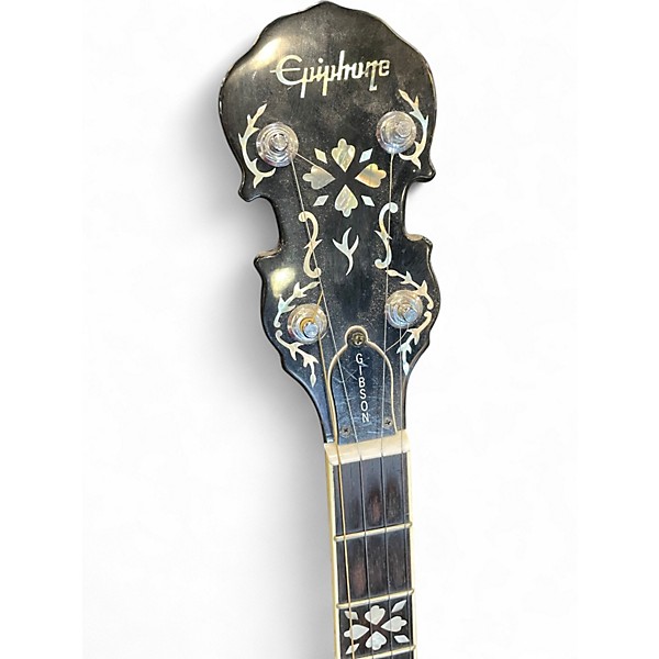Used Epiphone Masterbuilt banjo Black Banjolele