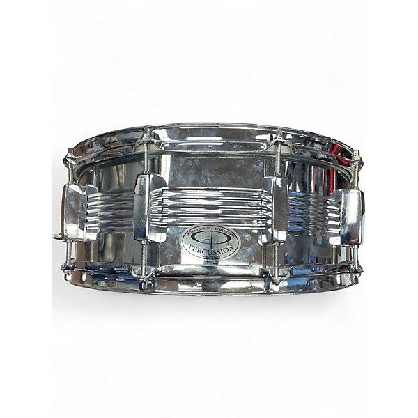 Used GP Percussion 14in Student Snare Chrome Drum