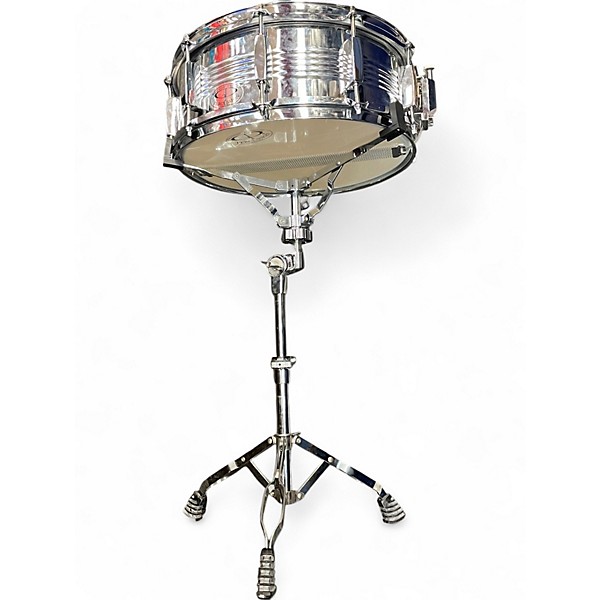 Used GP Percussion 14in Student Snare Chrome Drum