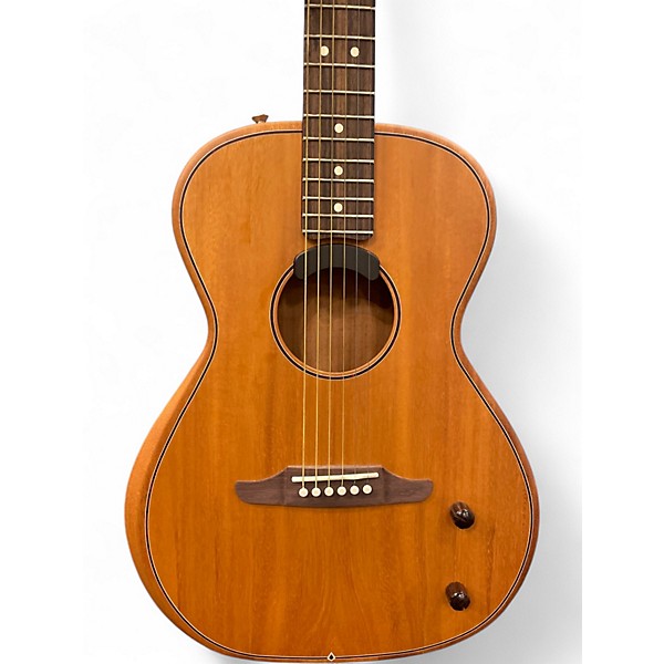 Used Fender HIGHWAY SERIES PARLOR Natural Acoustic Electric Guitar