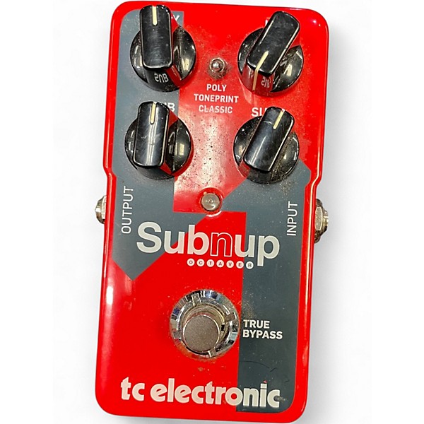 Used TC Electronic Sub N Up Octaver Effect Pedal