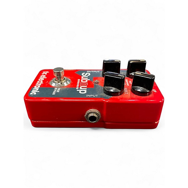 Used TC Electronic Sub N Up Octaver Effect Pedal