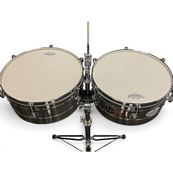 Used LP LP257-S Tito Puente Signature Series Timbales - Stainless St