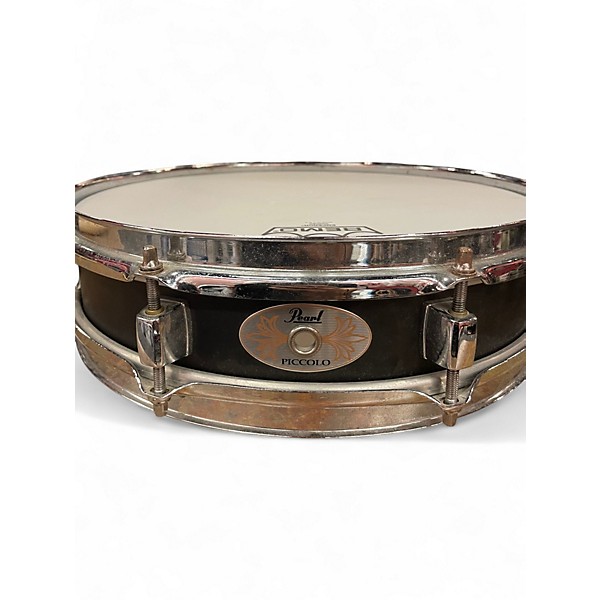 Used Pearl 3X13 Power Piccolo Snare Black Drum