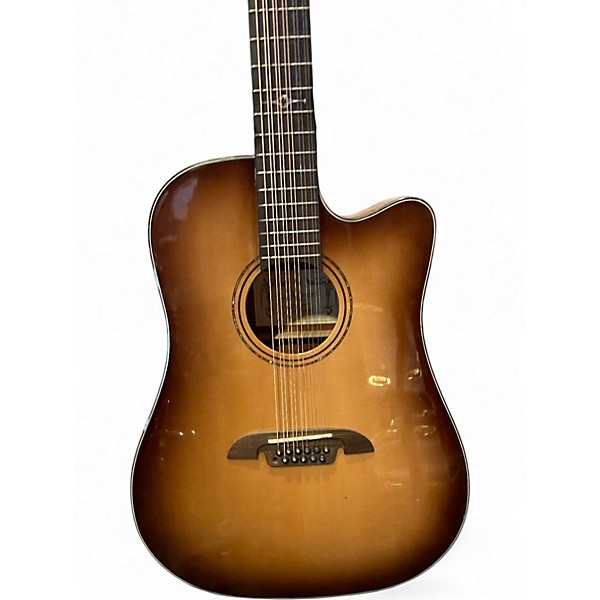 Used Alvarez AD6012CD Artist Series BURST 12 String Acoustic Guitar