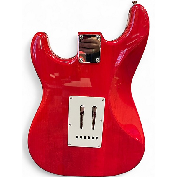 Vintage 1995 Fender Standard Stratocaster RED SUNBURST Solid Body Electric Guitar