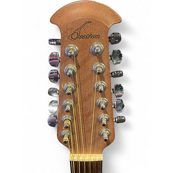 Used Ovation 1751 STANDARD BALLADEER Natural 12 String Acoustic Guitar