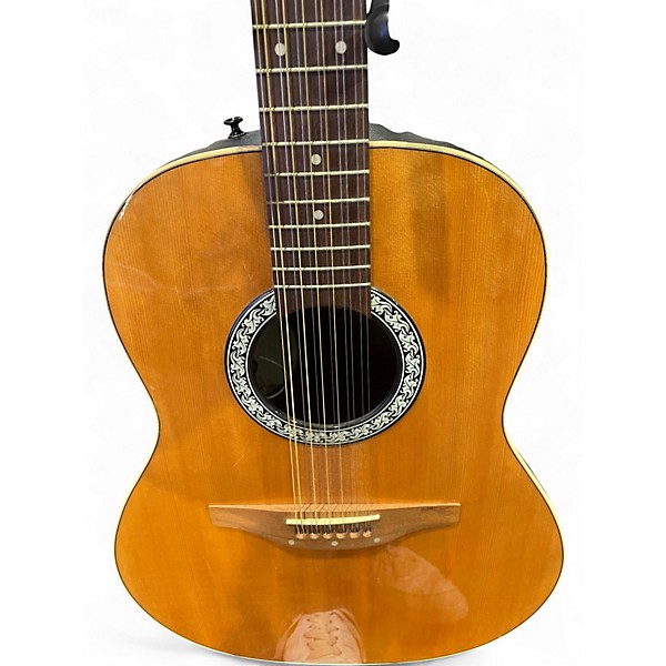 Used Ovation 1751 STANDARD BALLADEER Natural 12 String Acoustic Guitar