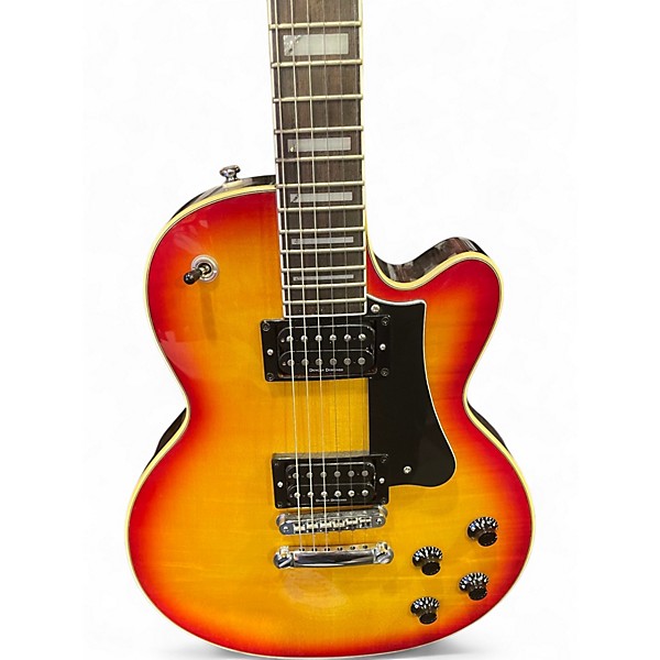 Used Squier M75 2 Tone Sunburst Solid Body Electric Guitar