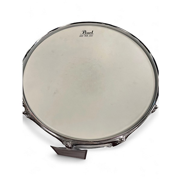 Used Snare 14in Steel shell Chrome Silver Drum