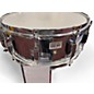 Used Snare 14in Steel shell Chrome Silver Drum