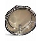 Used Snare 14in Steel shell Chrome Silver Drum