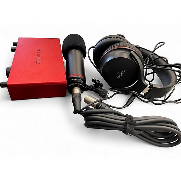 Used Focusrite 2i2 Studio Bundle Audio Interface