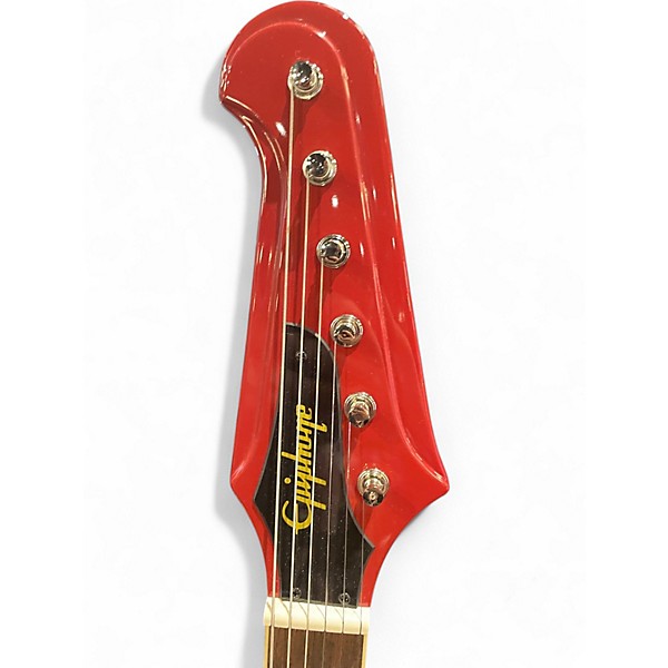 Used Epiphone "Inspired by Gibson Custom" '63 Firebird V Ember Red Solid Body Electric Guitar