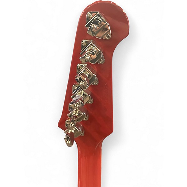 Used Epiphone "Inspired by Gibson Custom" '63 Firebird V Ember Red Solid Body Electric Guitar