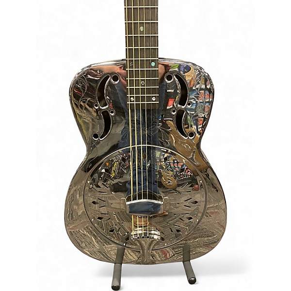 Used Recording King SO 998 EF Chrome Acoustic Guitar