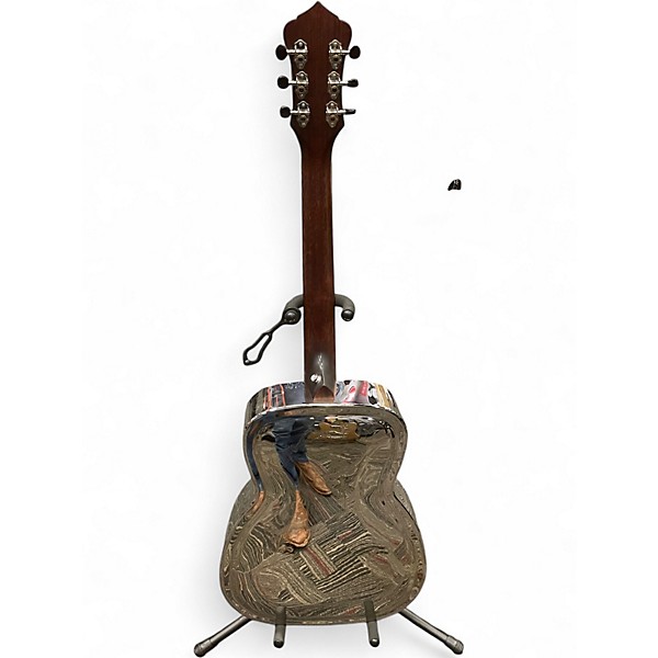 Used Recording King SO 998 EF Chrome Acoustic Guitar