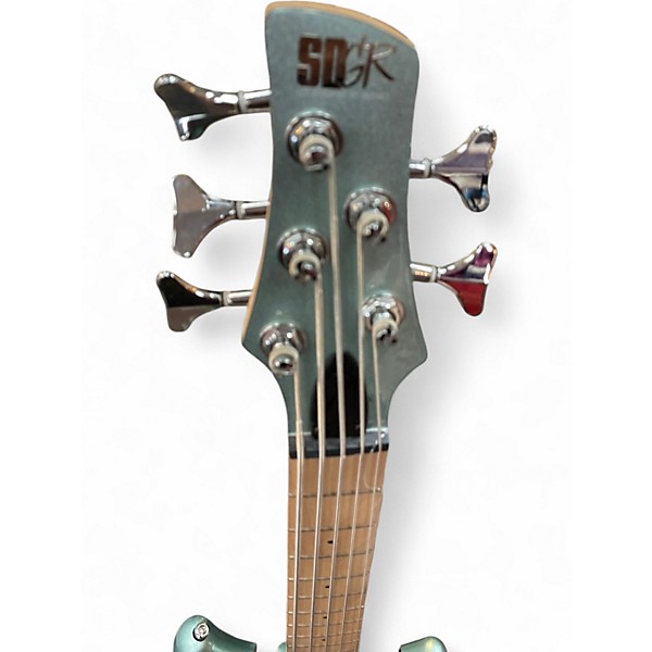 Used Ibanez SRMD205 TEAL Electric Bass Guitar