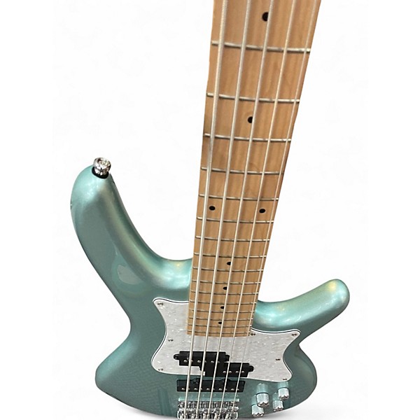 Used Ibanez SRMD205 TEAL Electric Bass Guitar