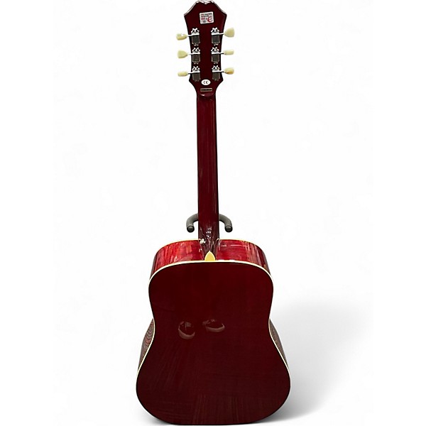 Used Epiphone Hummingbird 2 Color Sunburst Acoustic Guitar