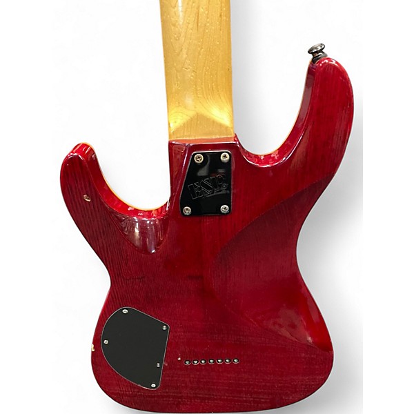 Used ESP LTD H207 Trans Crimson Red Solid Body Electric Guitar