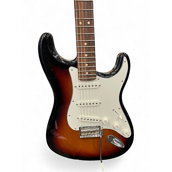 Used 2020 Fender Player Stratocaster 3 Color Sunburst Solid Body Electric Guitar