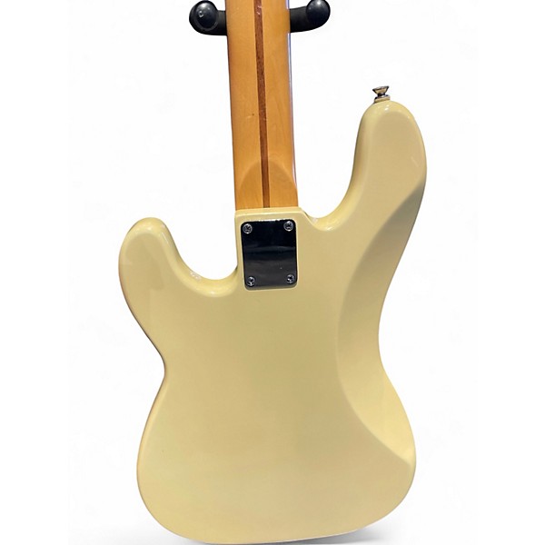 Used Fender Standard Precision Bass Olympic White Electric Bass Guitar