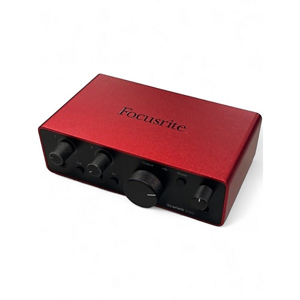 Used Focusrite SCARLETT SOLO GEN 4 Audio Interface