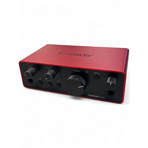 Used Focusrite SCARLETT SOLO GEN 4 Audio Interface
