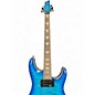 Used Schecter Guitar Research Omen Extreme 6 Ocean Blue Burst Solid Body Electric Guitar