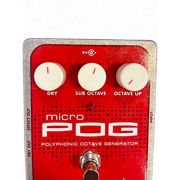 Used Electro-Harmonix Micro Pog Polyphonic Octave Generator Effect Pedal