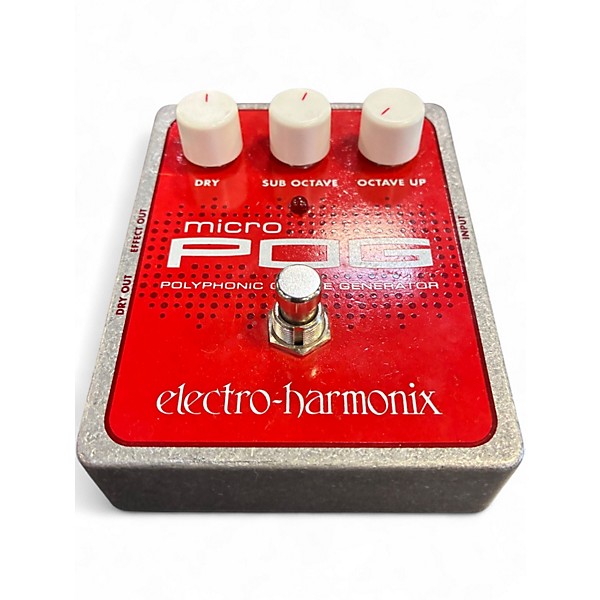 Used Electro-Harmonix Micro Pog Polyphonic Octave Generator Effect Pedal