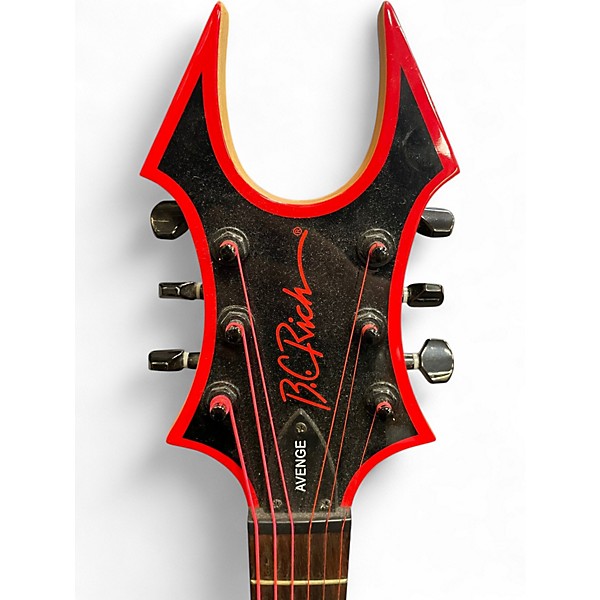 Used B.C. Rich ASOBO Avenge Son Of Beast BLACK Solid Body Electric Guitar