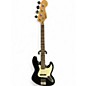 Used Squier Affinity Jazz Bass Black Electric Bass Guitar thumbnail