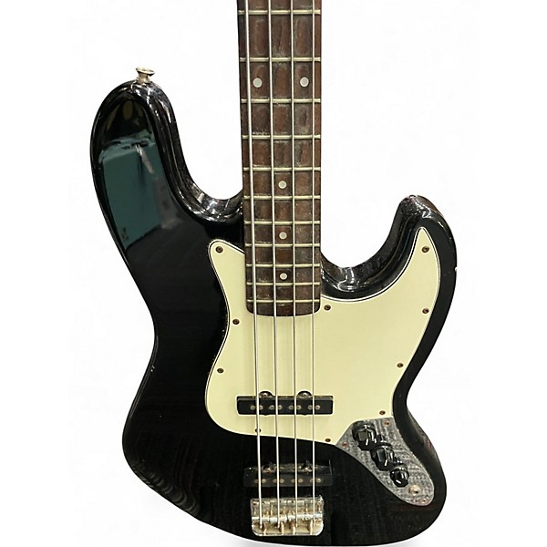Used Squier Affinity Jazz Bass Black Electric Bass Guitar